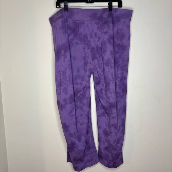 Weekends By Chicos Tie Dye Lounge Pants Purple Size 3 - Picture 8 of 8